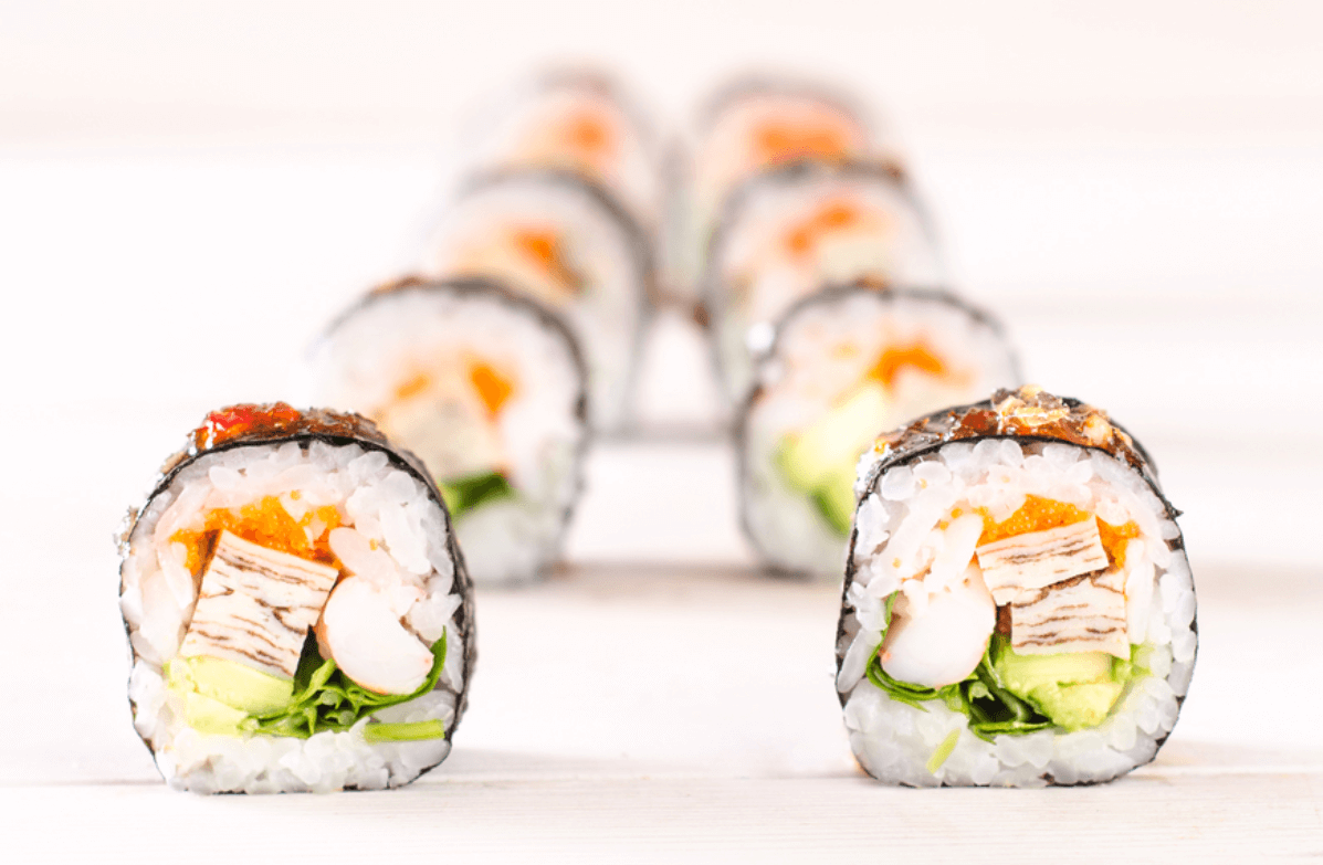 Ролл с креветкой